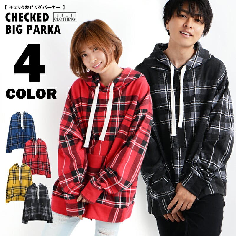 専用】 Off-White オフホワイト パーカーレイヤー チェック
