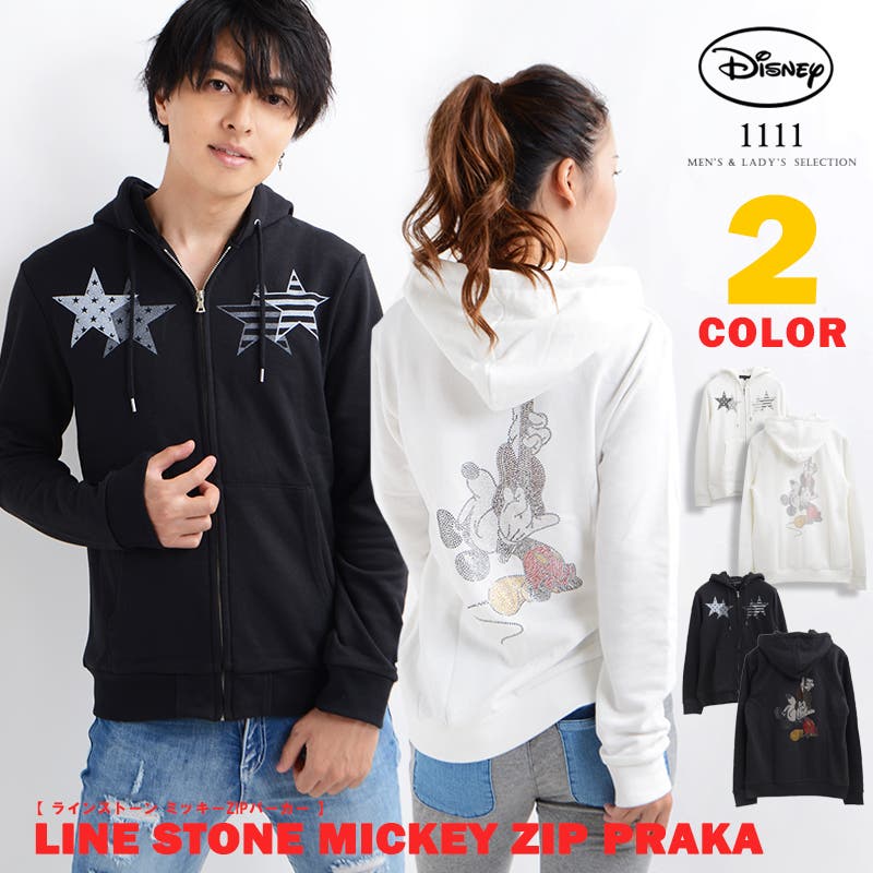 ディズニーペアパーカーセットM +XL ミッキーミニー - メルカリ