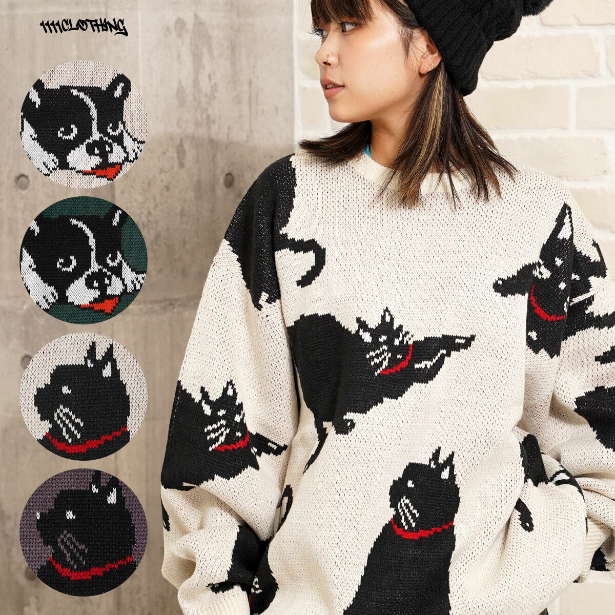 sryuto20070924  【ニットコーデSET】 ニット レディース セーター[品番：OCGW0003932]｜ONE 4 PREMIUM（ワン