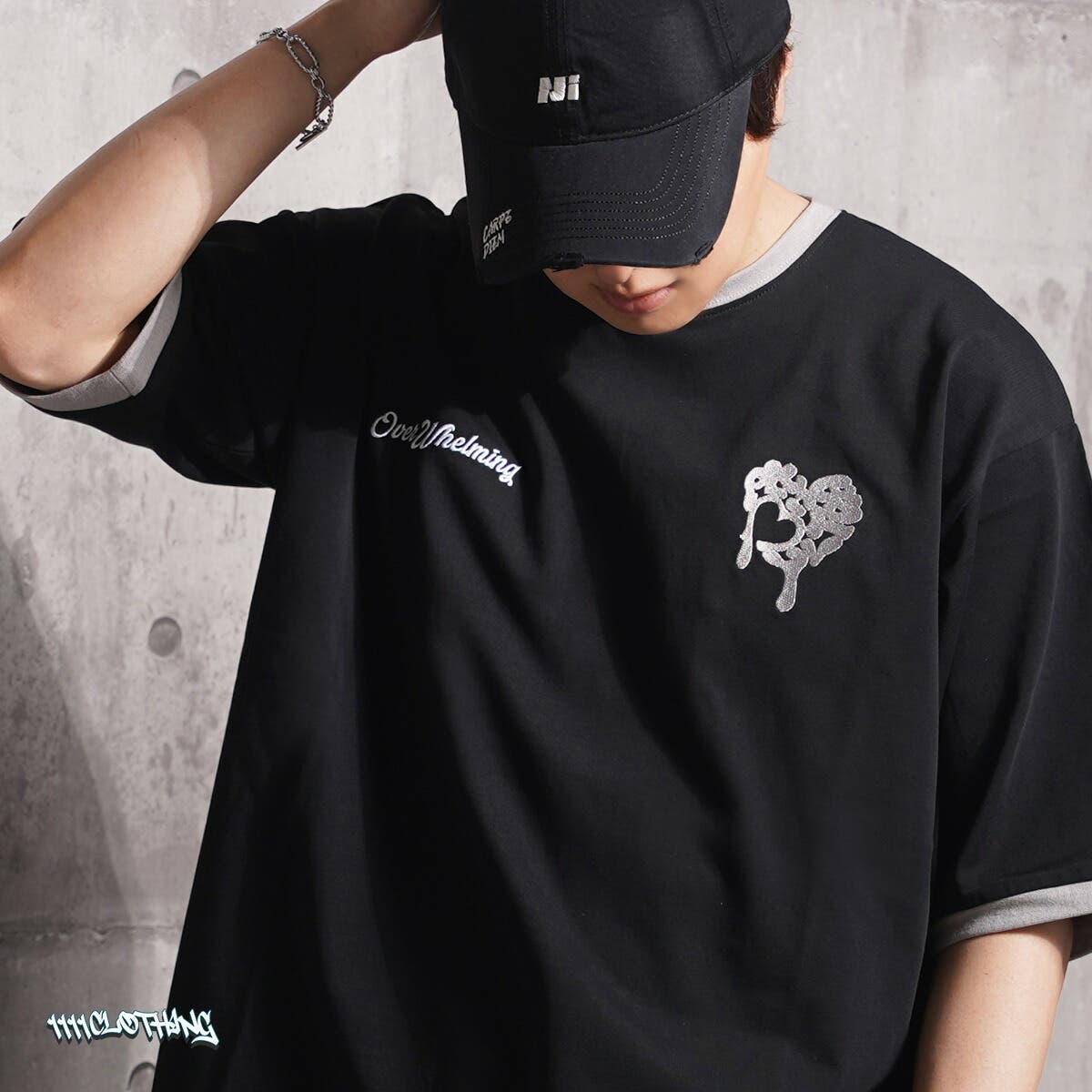 オーバーサイズ tシャツ メンズ[品番：OCGW0004154]｜ONE 4 PREMIUM