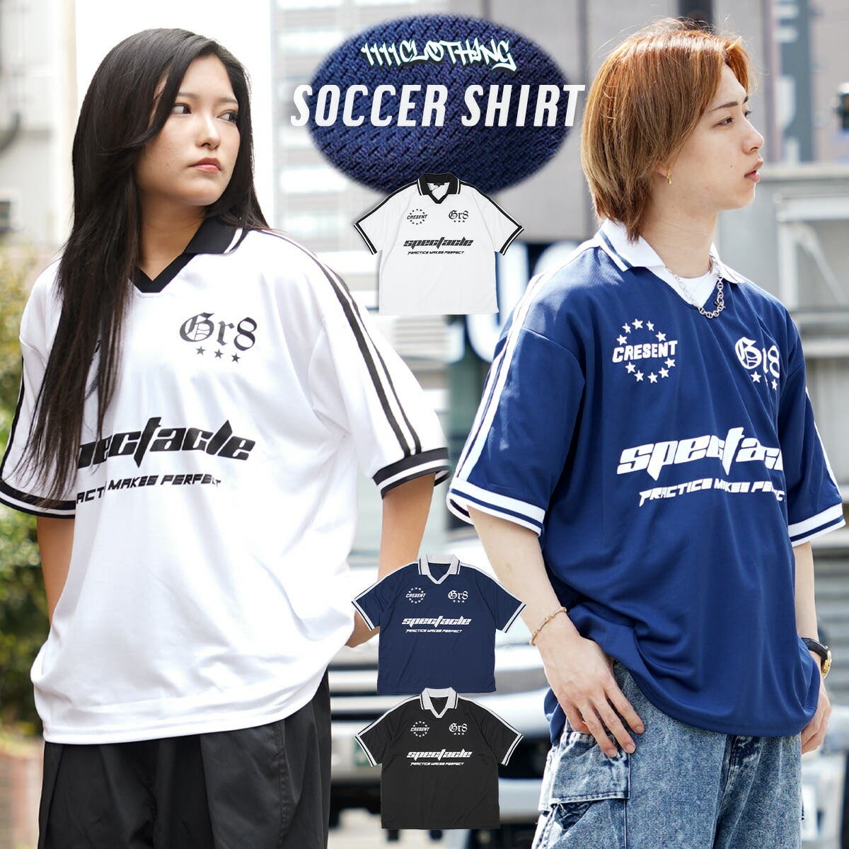 ◇サッカーシャツ◇ ゲームシャツ メンズ[品番：OCGW0003582]｜ONE 4