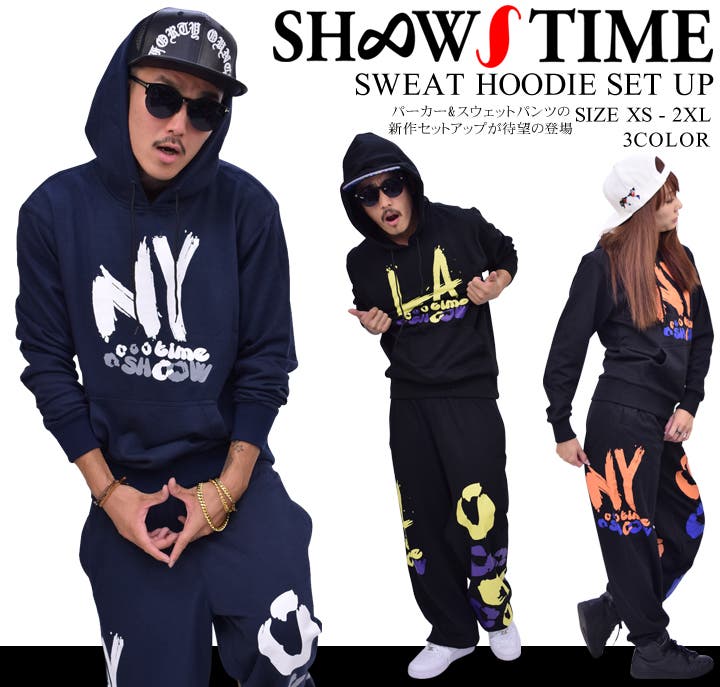 TFW49❤️スウェットセットアップ⭐️3点セット momo SHOOWTIME【ショウタイム】スウェット セットアップ ダンス[品番