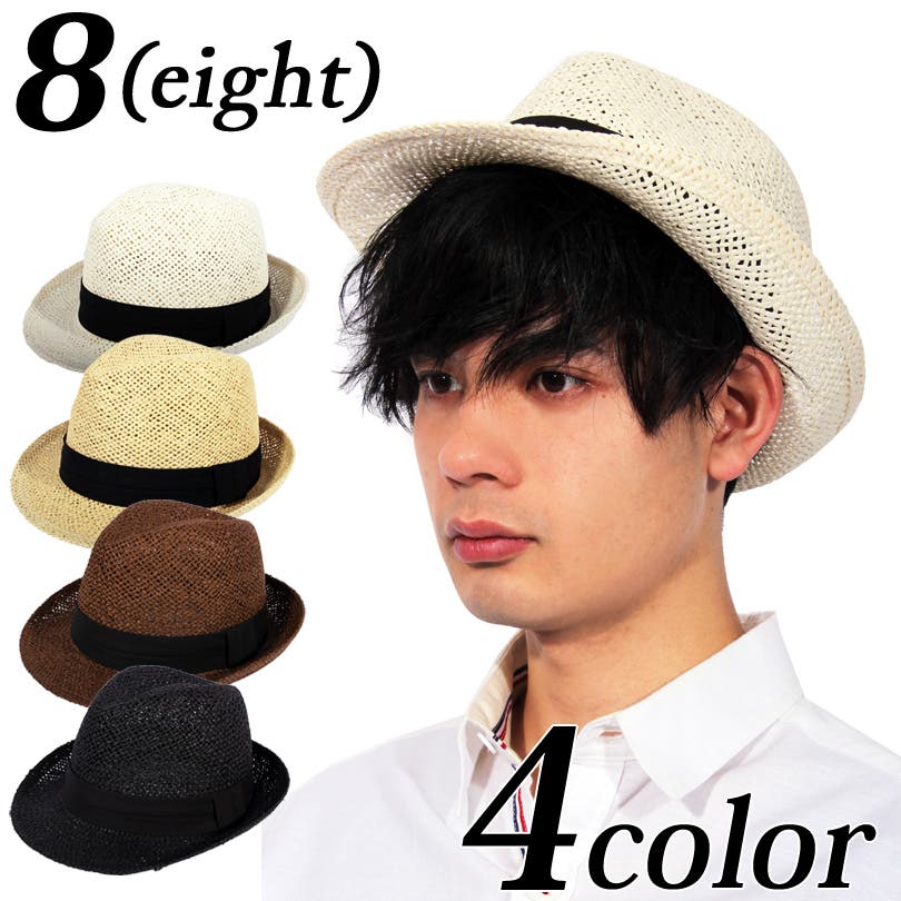 麦わら帽子 メンズ レディース[品番：EH000004273]｜8（eight