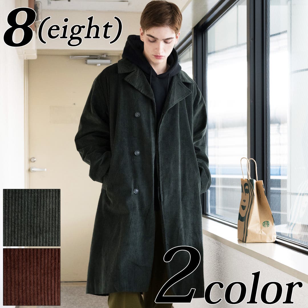 と*と様 over coat トレンチコート トレンチコート メンズ コート[品番：EH000005441]｜8（eight