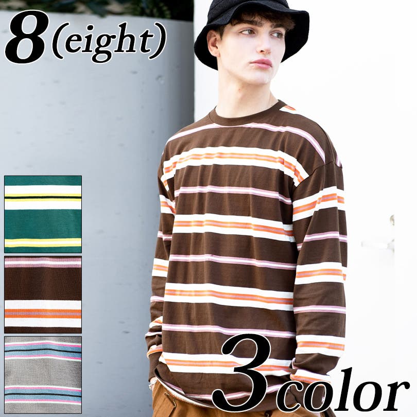 『men's』ボーダーロンT ボーダービッグロンT メンズ 長袖[品番：EH000005592]｜8