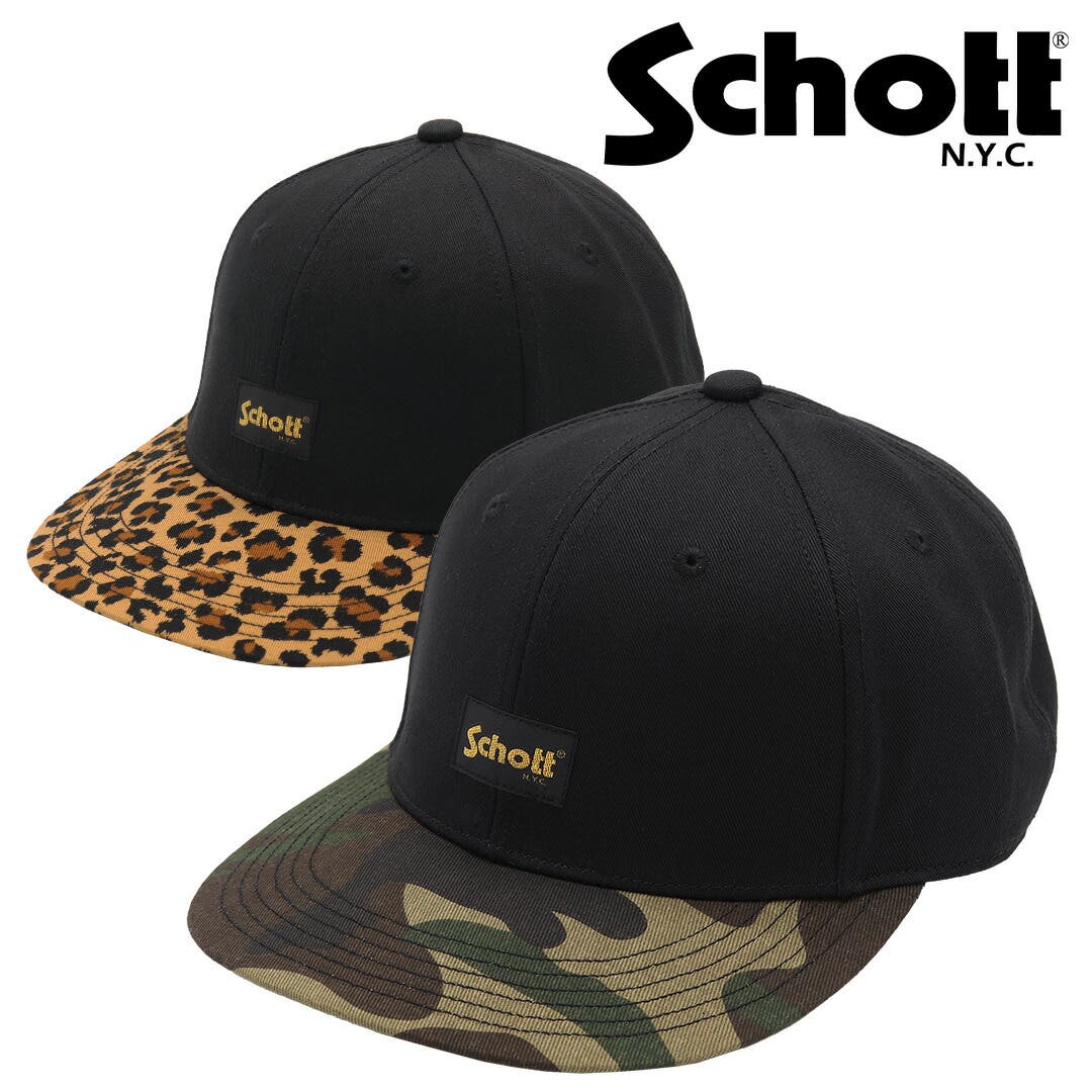 Schott キャップ　ジャケット　ベスト　キャップ　4点セット　龍誠 Schott キャップ ショット[品番：OTCM0007940]｜99HeadwearShop