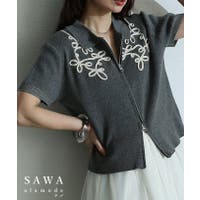 艶やかな花刺繍が広がるコットンシャツチュニック レディース 艶やかな花刺繍が広がるコットンシャツチュニック レディース