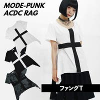 口コミ レビュー ファングtシャツ Tシャツ 半袖 夏 ロング丈 パンク ロック ファッション Acdcrag エーシーディーシーラグ レディースファッション通販shoplist ショップリスト