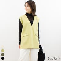 ベスト・ジレ イエロー/黄色系｜レディース｜Shoplist