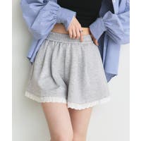 ショートパンツ ベージュ/薄橙色系（レディース