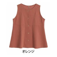 「6」 ベスト FREE オレンジ レディース nf1350-01_1.jpg