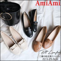 AmiAmi | 二層低反発 クッション ローファー レディース