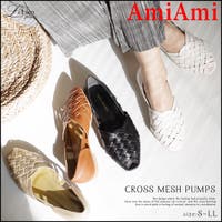 AmiAmi | クロス メッシュ パンプス レディース