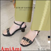AmiAmi | ベルト ストラップ サンダル レディース