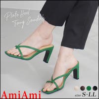 AmiAmi | トング ストラップ サンダル レディース