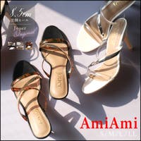 AmiAmi | クリアストラップ ハイヒール サンダル レディース