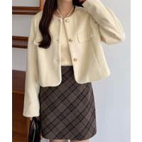 専用ORR ノーカラージャケット ホワイト系 専用ORR ノーカラージャケット ホワイト系 レディースのノー