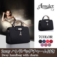 Amulet | 2wayハンドバッグチャーム付きファッション韓国レディースチャーム20代30代使いやすいコンパクト スクエア【vl-5197】