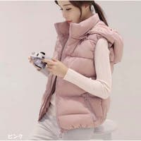 セーブザダック IRIA フーデッド 中綿 ロング ベスト ジレ ピンク セーブザダック IRIA フーデッド 中綿 ロング ベスト ジレ