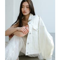 デニムジャケット ホワイト/白色系｜レディース｜Shoplist