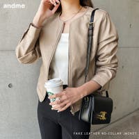 andme（アンドミー）のアウター(コート・ジャケットなど)/ライダースジャケット