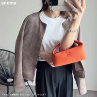 andme（アンドミー）のアウター(コート・ジャケットなど)/ノーカラージャケット