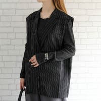 ベスト・ジレ ブラック/黒色系｜レディース｜Shoplist