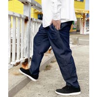 ワイドパンツ(ブルー系) （メンズ）｜メンズファッション通販ショップ