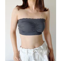 GYDA チューブトップ ベアトップ 2WAYレースアップベアトップス
