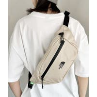 ウエストポーチ・ボディバッグ ベージュ/薄橙色系（レディース