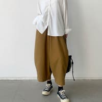 サルエルパンツ グリーン・カーキ/緑色系（レディース