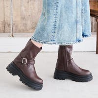 ショートブーツ ブラウン/茶色系(レディース) - ファッション ショートブーツ ブラウン/茶色系(レディース) - ファッション