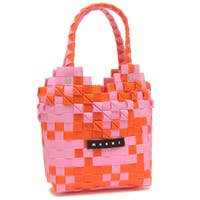 美品 MARNI マルニ カゴバッグ レディースバッグ ハンド ワインレッド バッグ・鞄 MARNI（マルニ） （レディース） - ファッション通販