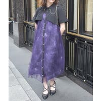 COMME des GARCONS GIRL ワンピース 紫系 2023723S0107 COMME des GARCONS GIRL（コムデギャルソンガール）ワンピース