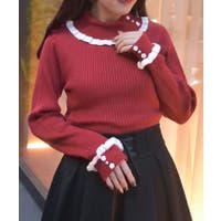 ニット・セーター レッド/赤色系（レディース） - ファッション通販