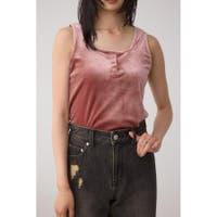 タンクトップ ピンク/桃色系（レディース） - ファッション通販