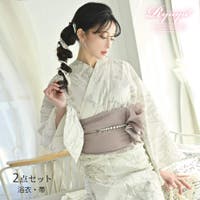 浴衣 麻の葉柄 （レディース）のアイテム - ファッション通販