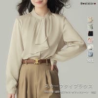 シャツ ベージュ/薄橙色系（レディース）のアイテム