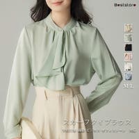 シャツ グリーン・カーキ/緑色系（レディース） - ファッション