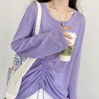 MARNI 紫ドットキャミソールシフォントップス