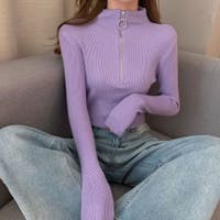 ニット・セーター パープル/紫色系（レディース）| ファッション通販