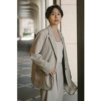 ブルゾン ベージュ/薄橙色系（レディース） - ファッション通販