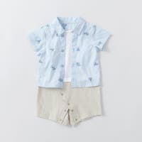 FCRB BABY SET LIGHT BLUE ベビー ロンパース 80 ら ベビー ブルー・ネイビー/青・紺色系 ｜キッズ｜Shoplist