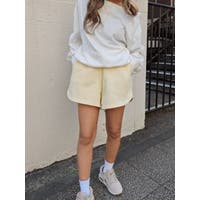 ショートパンツ イエロー/黄色系（レディース） - ファッション