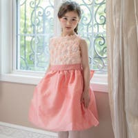 ドレスコ　ピーチピンクローズモチーフドレス　130cm ドレス ピンク/桃色系 ｜キッズ｜Shoplist