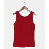 タンクトップ レッド/赤色系（レディース） - ファッション通販