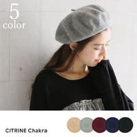 CITRINE Chakra（シトリンチャクラ）の帽子/ベレー帽