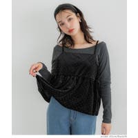 mecre  キャミトップス　黒 クラシック トレンド キャミ トップス / CL WDE TREND CAMI TOP