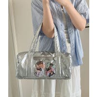 ボストンバッグ シルバー/銀色系｜レディース｜Shoplist