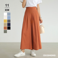 ワイドパンツ レッド/赤色系（レディース） - ファッション通販
